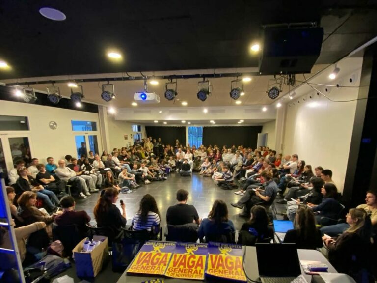 Més de 200 persones a la primera assemblea del comitè de vaga de Girona i Salt!
