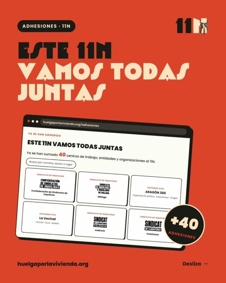 Este 11N vamos todas juntas ✊