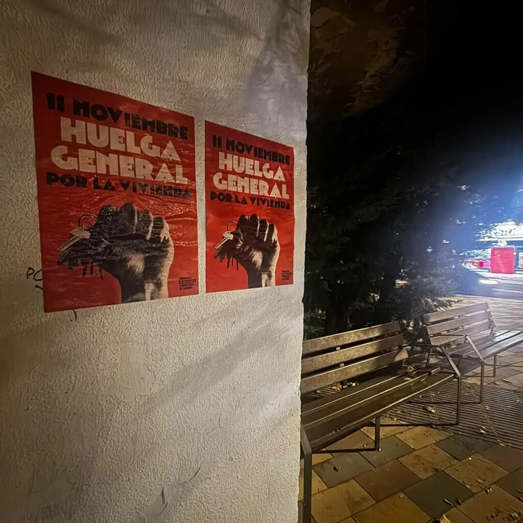 Zamora se prepara para la huelga general del 11N