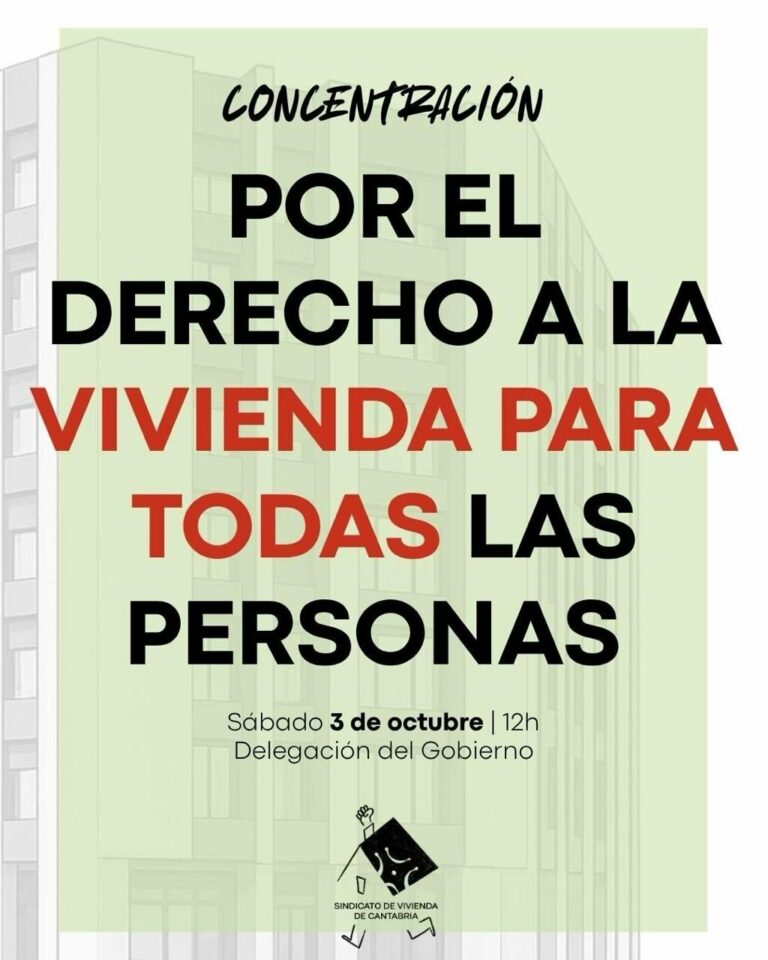LA VIVIENDA NO ES LUJO, ES UN DERECHO